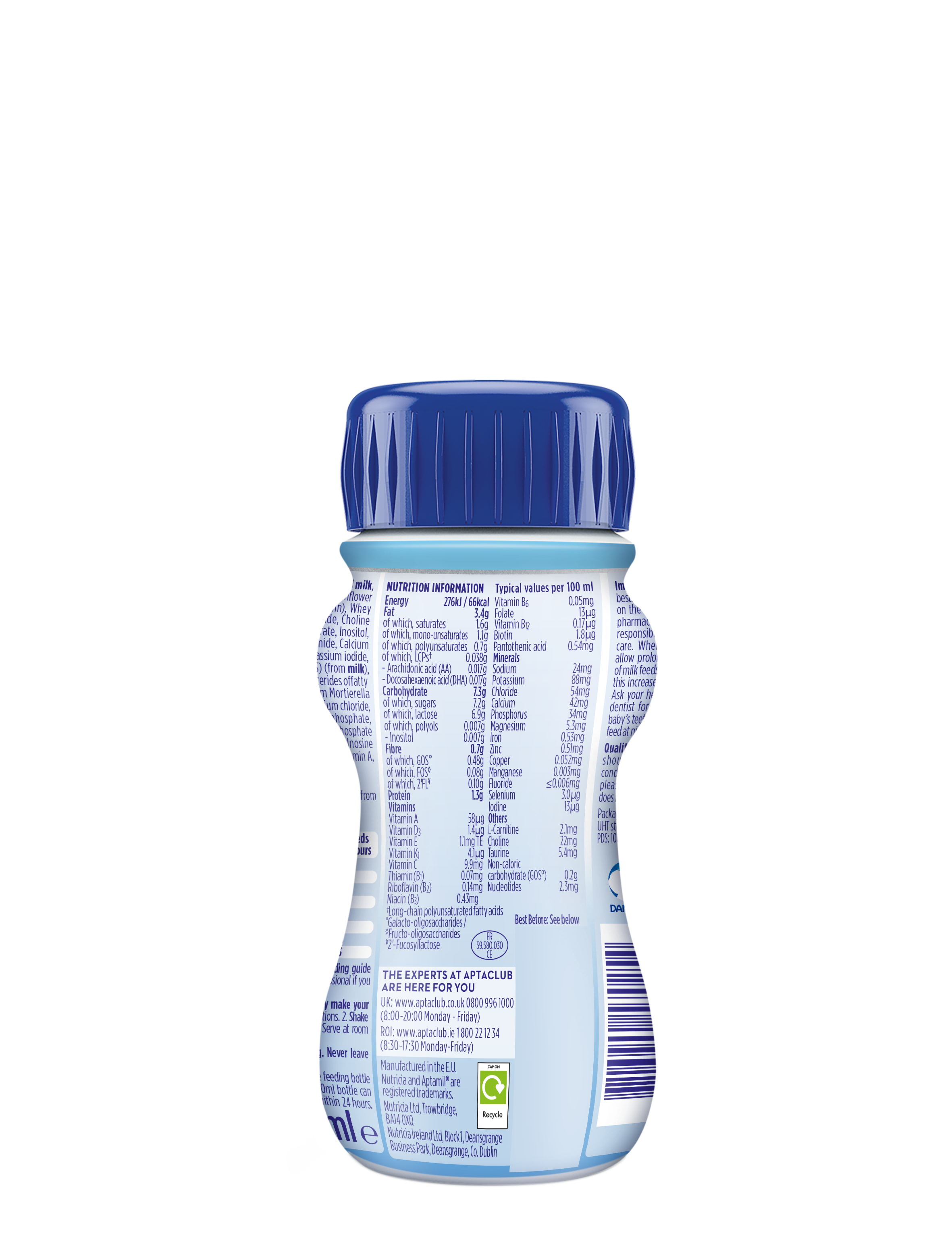 Aptamil® Advanced First Infant Milk 200ml Bottle